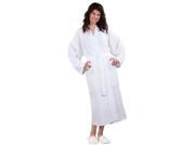 Adult Waffle Kimono Robe White Adult XXLarge