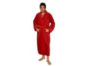 100% Turkish Cotton Adult Terry Velour Shawl Robe Burgundy Adult One Size