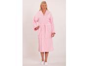 100% Turkish Cotton Adult Terry Kimono Robe Pink Adult One Size