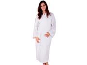 100% Turkish Cotton Adult Waffle Kimono Robe White Adult Small Medium