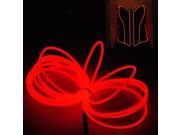 Lychee Red 9FT 3M Neon Glowing Strobing Electroluminescent Wire EL Wire For the Burning Man Festival