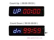 Godrelish 1.8 Fitness Crossfit Interval Timer LED Digital Wall Clock Training timer