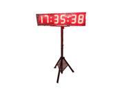 GODRELISH 6 LED Race Timing sport timer LED Countdown up Clock with tripot semi outdoor clock