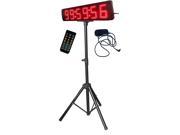 GODRELISH 5 LED Race Timing clock for Running Sports Led countdown up multifunctional timer with tripod