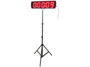GODRELISH Red Color Portable 5 5 Digits LED Race Timing Clock For GYM Running Events digital clock