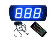 GODRELISH blue color 4 high character led days countdown timer Support days count up as well IR remote control