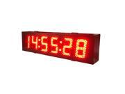 GODRELISH Double Sided LED Race Timing Clock Door Open Mantainence Design IP64 Cabinet 5 High Character Hours Minutes Seconds Format Running Events Timing Cloc