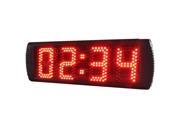 Godrelish 5 4 Digits Double Sides LED Race Timing Clock Support Countdown up