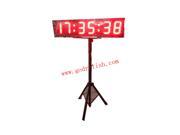 Promotions only one 8 large led digital countdown race timing clock with tripod