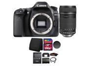 Canon EOS 80D 24.2MP D SLR Camera with 18 135mm Lens 64GB Memory Card Wallet