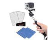 Extendable Selfie Stick Monopod for GoPro Hero 3 3 4 Camera Screen Protector Cleaning Cloth