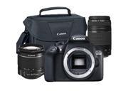 Canon EOS Rebel 1300D T6 18MP DSLR Camera 18 55mm 75 300mm Lens Case