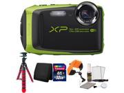 Fujifilm FinePix XP90 16.4MP Waterproof Digital Camera with Top Accessories