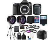 Canon EOS 80D 24.2MP DSLR Camera with 18 55mm Lens 16GB Top Accessory Bundle