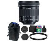 Canon EF-S 10-18mm f/4.5-5.6 IS STM Lens 8GB Accessory Kit for D SLR Cameras Canon EF-S 10-18mm f/4.5-5.6 IS STM Lens 8GB Accessory Kit for D SLR Cameras
