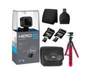 GoPro HERO5 Session 4K Waterproof Action Camera plus 24GB Deluxe Accessory Kit