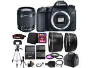Canon EOS 70D DSLR Camera 18 55mm Lens Additional Battery Accessory Kit