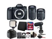 Canon EOS 70D 20.2MP Digital SLR Camera with 55 250mm Lens 64GB Accessory Kit