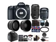Canon EOS 70D 20.2MP D SLR Camera with 18 55mm 70 300mm Lens Accessories