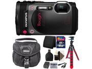 Olympus TG 870 16 Megapixel Waterproof Digital Camera Black 16GB Accessory Kit