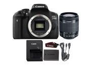 Canon 750D T6i 24.2MP Digital SLR Camera with 18 55mm IS STM Lens