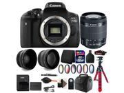 Canon 750D T6i 24.2MP Digital SLR Camera with 18 55mm Lens Top Accessory Kit