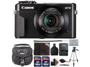 Canon G7X Mark II PowerShot 20.1MP BLACK Digital Camera with 32GB Accessory Kit Black