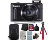 Canon PowerShot SX610 HS 20.2MP Digital Camera Accessory Kit Extra Battery