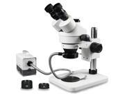 Vision Scientific VS 1F Trinocular Zoom Stereo Microscope 10x Widefield Eyepiece 0.7x 4.5x Zoom Range 3.5x 90x Magnification 0.5x 2x Aux. Lens Pillar Sta