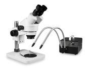 Vision Scientific VS 1E Binocular Zoom Stereo Microscope 10x Widefield Eyepiece 0.7x 4.5x Zoom Range 7x 45x Magnification Range Pillar Stand Halogen Goosen