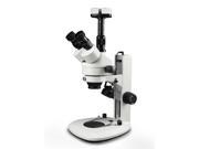 Vision Scientific VS 2FZ 5N Trinocular Zoom Stereo Microscope 0.7x 4.5x Zoom Range 3.5x 90x Magnification Range 0.5x 2x Auxiliary Lens Dual LED 5.0MP Dig