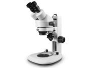 Vision Scientific VS 2EY Binocular Zoom Stereo Microscope 10x Widefield Eyepiece 0.7x 4.5x Zoom Range 7x 90x Magnification Range 2x Auxiliary Lens Top Bo