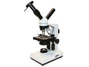 Vision Scientific ME90T Series Dual View Microscope 1.25 Abbe Condenser LED corded