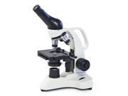 Vision Scientific LED Microscope 40 1000X Magnification LED Illumination with Intensity Control 1.25 N.A Abbe Condenser Built In Mechanical Stage Coaxial Co
