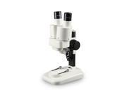 Vision Scientific Binocular LED Stereo Microscope WF 10X Eyepiece 2X Objective 20x Magnification LED Illumination