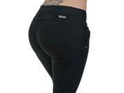 A5205– Colombian Design Butt Lift Levanta Cola Sexy Skinny Jeans in Black Size 1