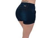 A5198 SH High Rise Colombian Design Levanta Cola Butt Lifting Sexy Shorts in Navy Size 1