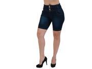 A5198 BR High Rise Colombian Design Levanta Cola Butt Lifting Sexy Bermuda in Navy Size 5