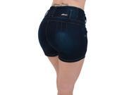 A5148 SH High Rise Colombian Design Levanta Cola Butt Lifting Sexy Shorts in Navy Size 1