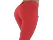 U Turn Style 1119 Butt lifting Levanta Cola Skinny Leg Premium French Terry Fashion Moleton in Fuschia Size XS