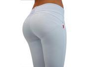 U Turn Style 1119 Butt lifting Levanta Cola Skinny Leg Premium French Terry Fashion Moleton in White