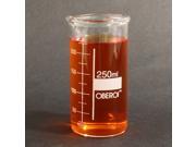 250 ml Glass Beaker Tall Form Graduated with Spout