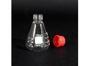 Erlenmeyer Flask with Screw Cap Graduated 100 ml
