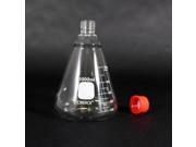 Erlenmeyer Flask with Screw Cap Graduated 1000 ml