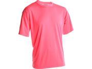 Performance T Shirt Neon Pink Size yxl