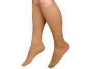 CURAD Knee High Compression Hosiery Beige Short A 1 Each Each