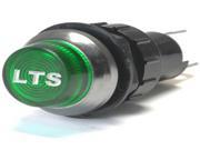 K Four Large Flashing Green Indicator Light Lts Engraved For Lights Bolts Into A 3 4 Inch Hole
