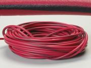 K Four Red 18 Gauge Wire With Black Stripe 20 Feet