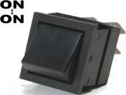 K Four Black 20 Amp On On Square Double Pole Rocker Switch With Tab Terminals