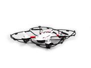 WonderTech Gemini RC 6-Axis Gyro Remote Control Quadcopter Flying Drone with HD Camera, LED Lights, White